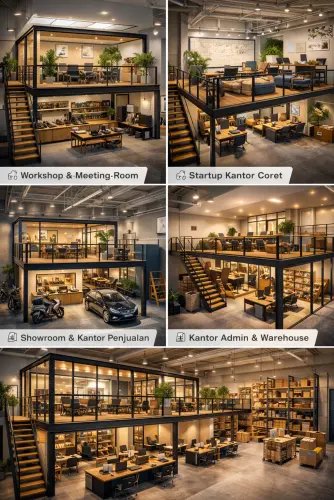 Mezzanine Ruang Kantor di Jakarta Pusat