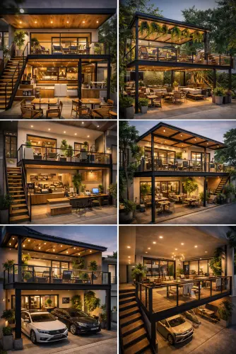 Mezannine Cafe Modern di Jakarta Pusat